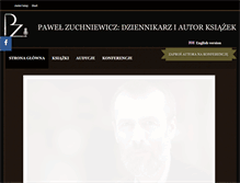 Tablet Screenshot of pawelzuchniewicz.pl